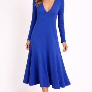 Rebdolls Royal Blue Long Sleeve Dress size 2X